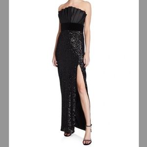 JAY GODFREY JACE STRAPLESS SEQUIN GOWN size 8 never worn with tags